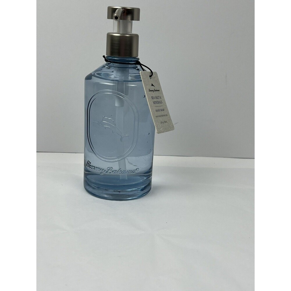 Tommy Bahama Premium Liquid Hand Soap Sea Salt & Minerals 14 fl oz Glass Bottle